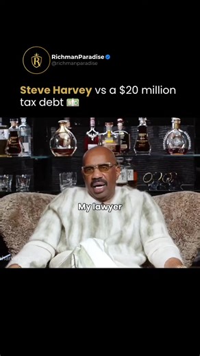 In 2008 Steve Harvey was in big trouble 😬 Because of a 7 year financial mistake, for years he had accidentally not paid any taxes. His accountant didn’t do his job and left Steve Harvey in serious trouble. The challenge was simple pay the debt or go to jai l. So he came up with a payment plan he had to follow perfectly. For four years straight, every single month, he had to pay $650,000. He hustled, taking every gig in America that he could, and in the end he made it out 💪 #steveharvey #busine