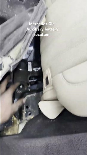 Mercedes gle auxiliary battery location, Mercedes Gle all model auxiliary battery location