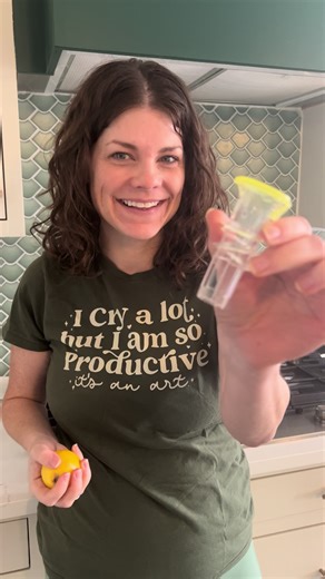 I am obsessed with how easy this lemon squeezer makes it to get juice from a lemon or lime! So great if you get bored with water and want just a splash of juice to jazz it up! #lemonjuice #drinkmorewater #tiktokshop