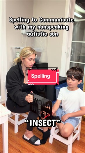 This is your reminder to try to get 10 minutes of spelling in every day. It doesn’t have to be perfect. The consistency, patience, and daily practice are what matter most. Writing that as a reminder for myself too😂😭 #autism #autismawareness #spellingtocommunicate #s2c #presumecompetence