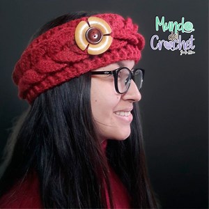 Aprende a tejer una diadema trenzada 👑 | Mundo del crochet