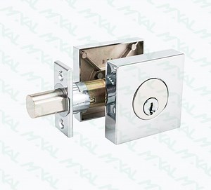 [Hot Item] Zinc Alloy Single Clinder Flat Deadbolt Lock with Key