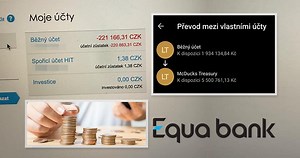 Přes noc milionářem. Nebo taky v minusu. Equa bank měla nevídaný výpadek
