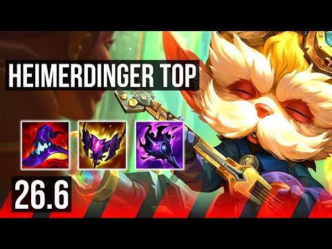 HEIMERDINGER vs MORDEKAISER (TOP) | 57K damage | KR Master | 26.6