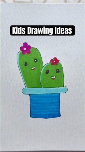 Creative Drawing Ideas 🌵✨ #creative #easydrawing #drawing #youtubeshorts #shorts