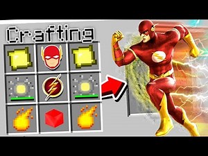 CRAFTING THE FLASH IN MINECRAFT!