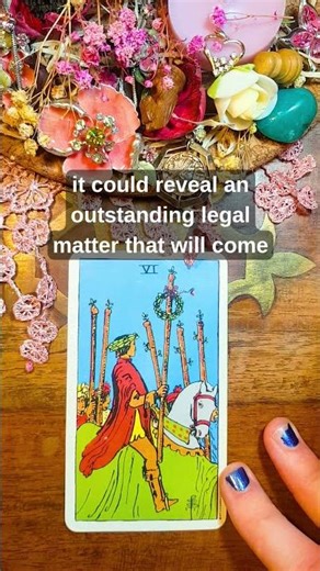 6 of WANDS MEANING EXPLAINED #tarot #shorts