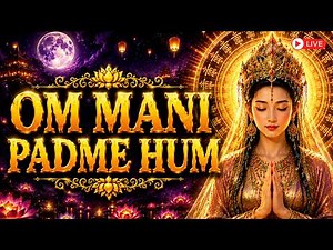 LIVE Om Mani Padme Hum ॐ | Healing Prayer for Restful Sleep Tonight | om mani padme hum meaning