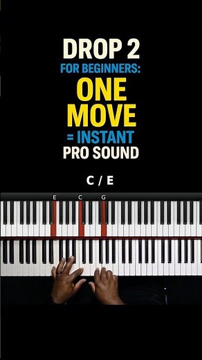 Drop 2 for Beginners: One Move = Instant Pro Sound (Key of D)