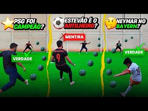 VERDADEIRO OU FALSO? Neymar de volta pra Europa? Estevão vai para o…