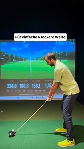 Es wird besser… __ Ich komme schon relativ „unaufwendig“ auf knapp 240m. __ Es zeigt einfach wie wichtig das Release ist. Es ist echt sehr komisch anders rum zu spielen & Bringt mich vor große Probleme. Aber da hilft es, sich immer wieder in die gewünschte Position zu bringen. Reinzufühlen, und es sich zu „merken“. Im Schwung will ich dann diese Positionen wieder erreichen. Aktuell ist mein Finish daher nicht ganz zu Ende geführt. Aber das mache ich bewusst. __ Dein Drivecoach Robin #golfpro #go