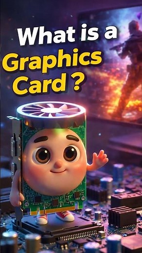 What is Graphics Card ? #GPU #VRAM #FPS #nvidia #amd #graphicscard #shorts #viral