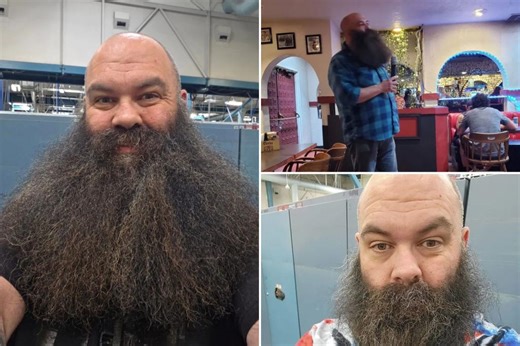 Meet the man with the official ‘world’s best beard’ — it’s so big he struggles to eat