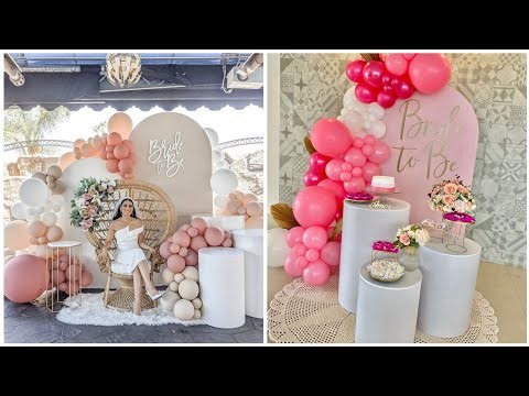 Latest Bridal Shower Decoration Ideas 2025 || Easy and Simple Bridal Shower Decor at Home