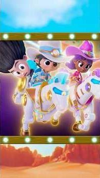 Kid rescues Manny in a robohorse race! #shorts