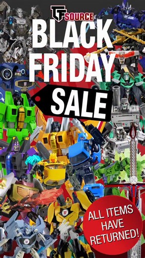 It’s Here - THE BIGGEST TFSource BLACK FRIDAY EVER! 🔥160 deals. Up to $200 off 🔥Deeper Discounts 🔥Something for Every Collector 🔥 From Masterpiece → 3P → Japanese TF & More Shop Black Friday 🔗 #linkinbio #transformers #blackfriday #blackfridaydeals #transformerstoys #transformerscollector #tfsource | TFsource