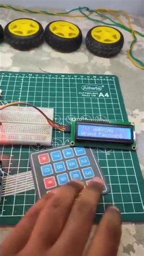 door lock system by arduino #gcgelectronics #arduinoproject #beginnerproject #btech #scienceproject