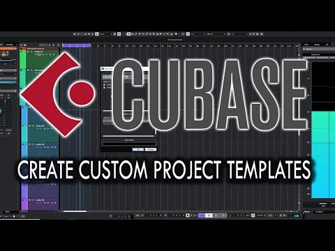 How To Create Custom Project Templates In Cubase l Quick & Easy l Cubase Tutorial #cubase