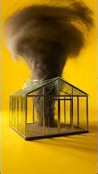 Tornado vs Different Objects 🌪️💛 | Extreme Physics Impact Test! #physicsshorts #tornado #physicsfun