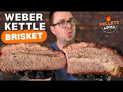 FULL TUTORIAL - How to Cook Brisket on a Weber Kettle Charcoal Grill - STEP BY STEP