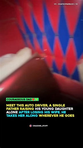 Crazziee Stuff on Instagram: "Huge respect to the Father❤️🙏👏.... a single father with unmatched courage. After losing his wife, he has been raising his young daughter all by himself, taking her along wherever he goes while working tirelessly to provide for her. His strength, love, and dedication are truly inspiring. Respect to this courageous dad . సాటిలేని ధైర్యం కలిగిన ఒంటరి తండ్రి. తన భార్యను కోల్పోయిన తరువాత, అతను తన చిన్న కుమార్తెను ఒంటరిగా పెంచుతున్నాడు, ఆమెను పోషించడానికి అవిశ్రాంతంగా క