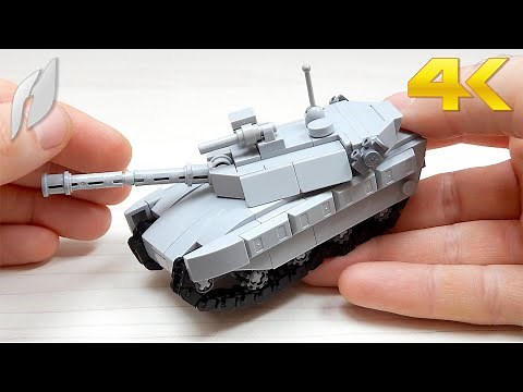 How to Build a Small Lego Main Battle Tank (MOC - 4K)