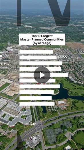 America’s top 10 master planned communities, by acreage 🏡 1. Teravalis — 37,000 2. The Villages — 36,000 3. Lakewood Ranch — 33,000 4. The Woodlands — 28,000 5. Rancho Mission Viejo —… | Tony Ferrara
