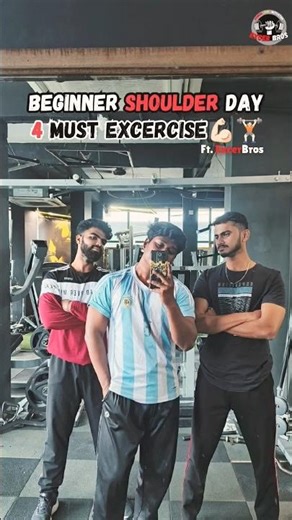 Beginner Shoulder Day 💪 | 4 Must-Do Exercises | #shorts #jaidmeel #excerbros