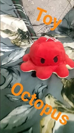 dancing octopus toy review🐙 toy 🦑🦹‍♀️🦹 octopus 2 colour #octopus #funny #toys #plushies #babyshark