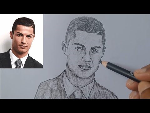 Realistic Cristiano Ronaldo Portrait Coming to Life