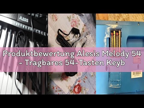 Produktbewertung Alesis Melody 54 - Tragbares 54-Tasten Keyboard mit eingebauten Lautsprechern, 300