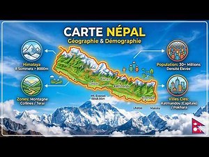 Carte Népal : Informations géographiques et démographiques