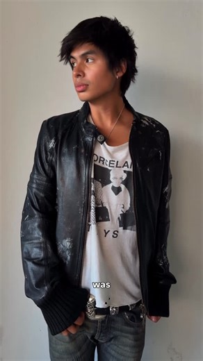 GLAM Archive on Instagram: "Rarely seen leather riders jacket from LGB. This is not actually dirty all the stretching and stains are all intentional. I especially like the LGB elbow pad design that is Also seen on some hoodies and military coats. #nobuhikosato #legrandbleu"