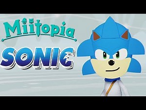Making a Sonic the Hedgehog Mii in Miitopia with Makeup