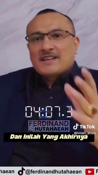 Link video : https://www.youtube.com/watch?v=1SOSg8suOss - Channel : Ferdinand Hutahaean
