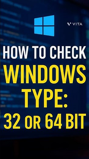 How To Check Windows Bit 32 or 64 bit #windows10 #techshorts #shortstech