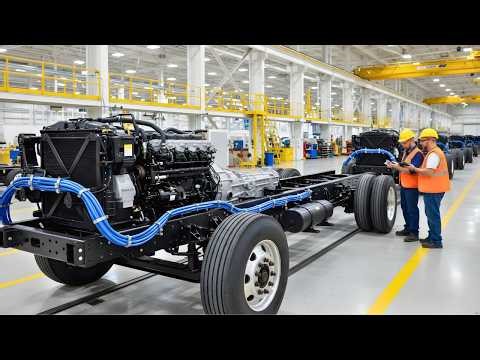 Inside the Rolling Chassis Factory: Raw Steel to Diesel Pusher Platform (Full Process)