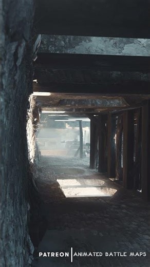 D&D | Ruin Row Backdrop | Animated Battle Maps