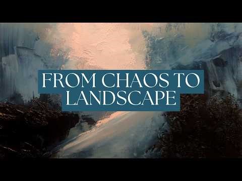 Painting an Intuitive Abstract Landscape | Oils & Cold Wax Medium