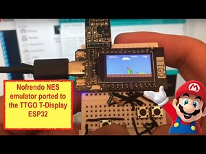Nofrendo NES emulator ported to the TTGO T-Display ESP32 [Fix Bad Audio 🔊]