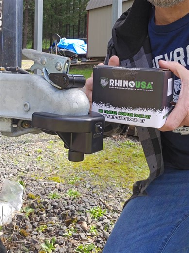 Secure Your Towing with Rhino USA Trailer Hitch Coupler Lock