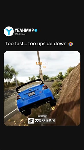 Too fast… too furious… too upside down 😭