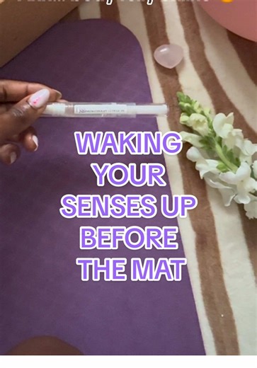 This simple aromatherapy ritual calms your mind, awakens your senses, and preps you for yoga, meditation, or self-care moments. Experience the gentle power of scent 🥰my aromatherapy oil practice is linked in bio ✨ #nervoussystemreset #wellnesstok #yoga #aromatherapy #grounding