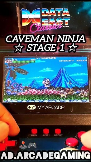 Caveman Ninja ☆ Stage 1 - My Arcade Data East Classics