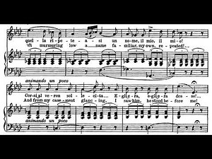 Tacea la notte placida (Il Trovatore - G.Verdi) Score Animation