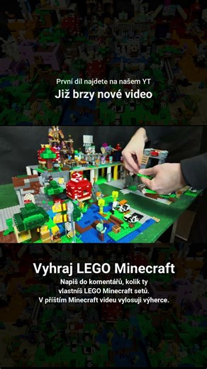 Rozebrali jsme celý LEGO Minecraft svět 😱 | Již brzy
