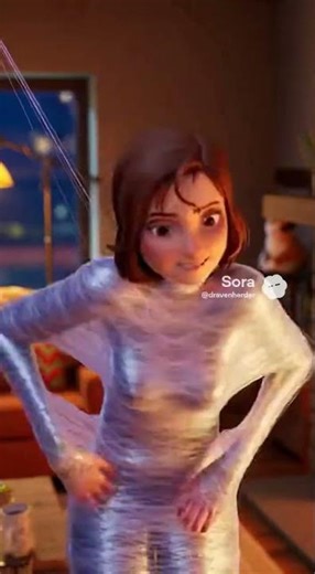 Sora AI woman wrapped in spider web