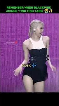 That ting ting tang moment with blackpink 😭💫 #blackpink #블랙핑크 #shorts
