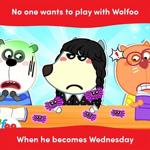 Hello 🖐 My name is #Wednesday 🙂 #Wolfoo #kids #children | Wolfoo Kids Cartoon