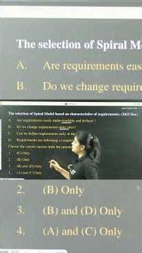 Spiral Model Selection Trick – PYQ Explained (UGC NET 2023 Dec)